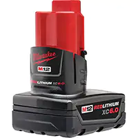 BLOC-PILES M12MC REDLITHIUMMC XC6.0, LITHIUM-ION, 12 V, 6 AH – MILWAUKEE