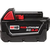BLOC-PILES HAUTE CAPACITÉ, LITHIUM-ION, 18 V, 3 A – MILWAUKEE