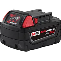 BLOC-PILES À CAPACITÉ ÉTENDUE M18MC REDLITHIUMMC XC5.0, LITHIUM-ION, 18 V, 5 A – MILWAUKEE
