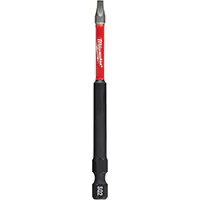 EMBOUTS À PERCUSSION SHOCKWAVE IMPACT DUTY CARRÉE #2 PRISE 1/4'' LONGUEUR 3-1/2'' MILWAUKEE TYF389