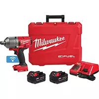 ENSEMBLE CLÉ À CHOCS M18 FUEL À COUPLE ÉLEVÉ AVEC ONE-KEY, ANNEAU DE FRICTION, 18 V, MANDRIN 3/4 – MILWAUKEE