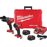 ENSEMBLE DE 2 OUTILS COMBINÉS PERCEUSE ET MARTEAU M18 FUEL, LITHIUM-ION, 18 V – MILWAUKEE