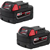 ENSEMBLE DE BLOCS-PILES M18 REDLITHIUM, LITHIUM-ION 18 V 5,0 A – MILWAUKEE