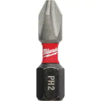 FORET À CHOCS SHOCKWAVE™ PHILLIPS #2, PRISE 1/4" – MILWAUKEE TYF407