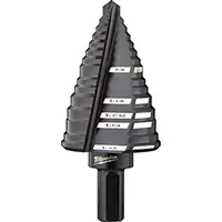 FORET ÉTAGÉ No 12, 7/8" – 1-3/8", ACIER RAPIDE – MILWAUKEE TYE900