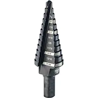 FORET ÉTAGÉ No 4, 3/16" – 7/8", INCRÉMENTS DE 1/16", ACIER RAPIDE – MILWAUKEE TYE893