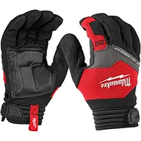 GANTS DE TRAVAIL ANTIVIBRATION, TAILLE MOYEN, PAUME SYNTHÉTIQUE – SHO190