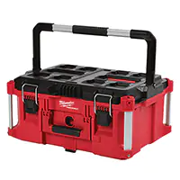 GRANDE BOÎTE À OUTILS PACKOUT™, 22" × 16" × 11", NOIR/ROUGE – TEQ707