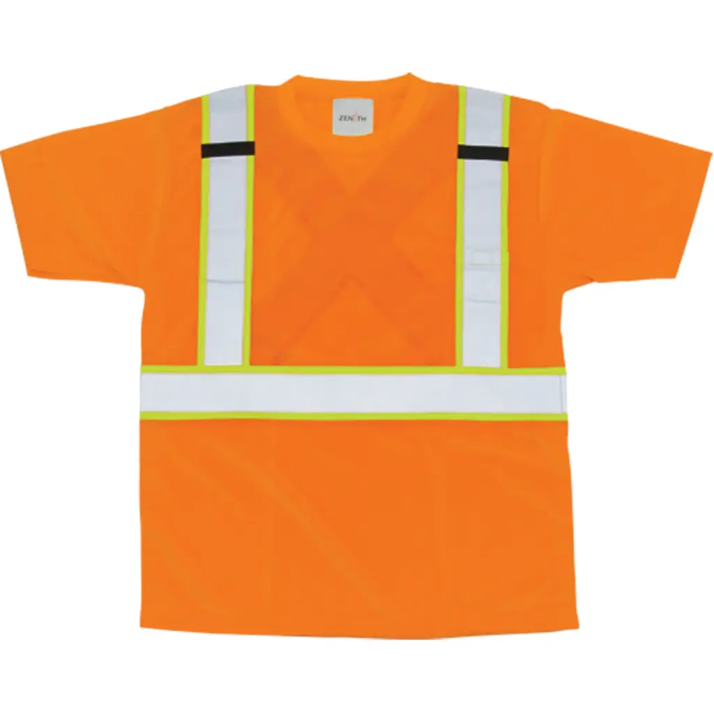 T-SHIRT CONFORME À LA NORME CSA, POLYESTER, TAILLE XL, ORANGE