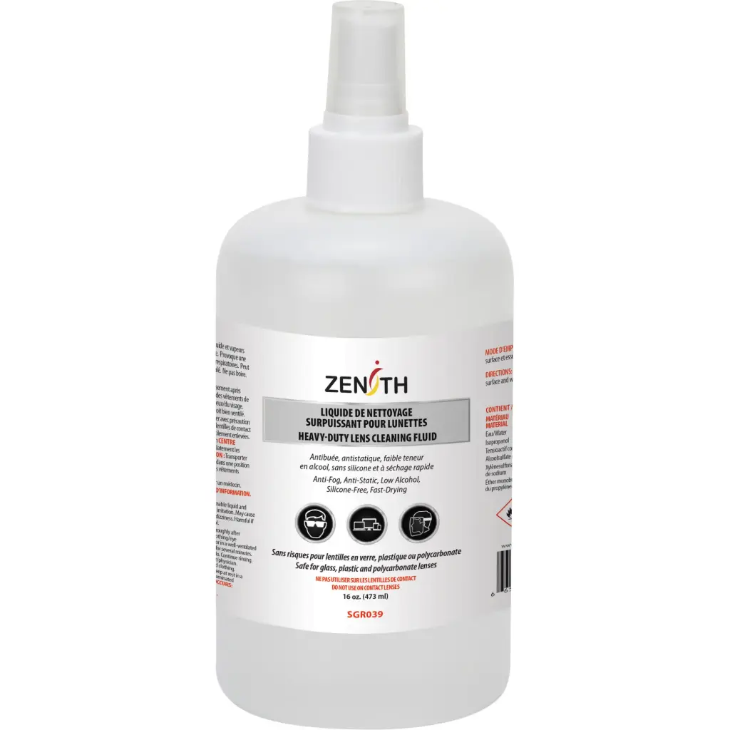 ZENITH NETTOYANT ANTIBUÉE POUR LENTILLES , QUALITÉ SUPÉRIEURE - 473 ML