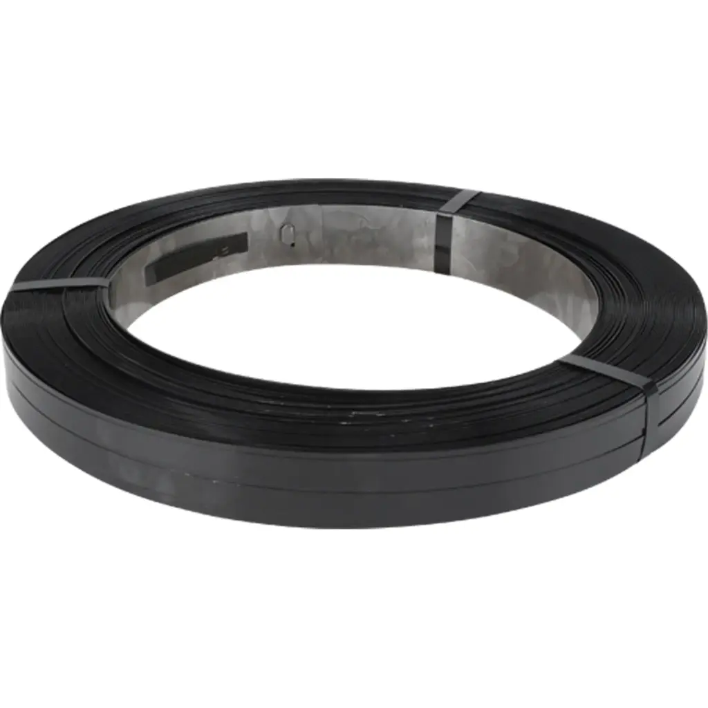 FEUILLARD EN ACIER NOIR 3/4'' X 1960' 