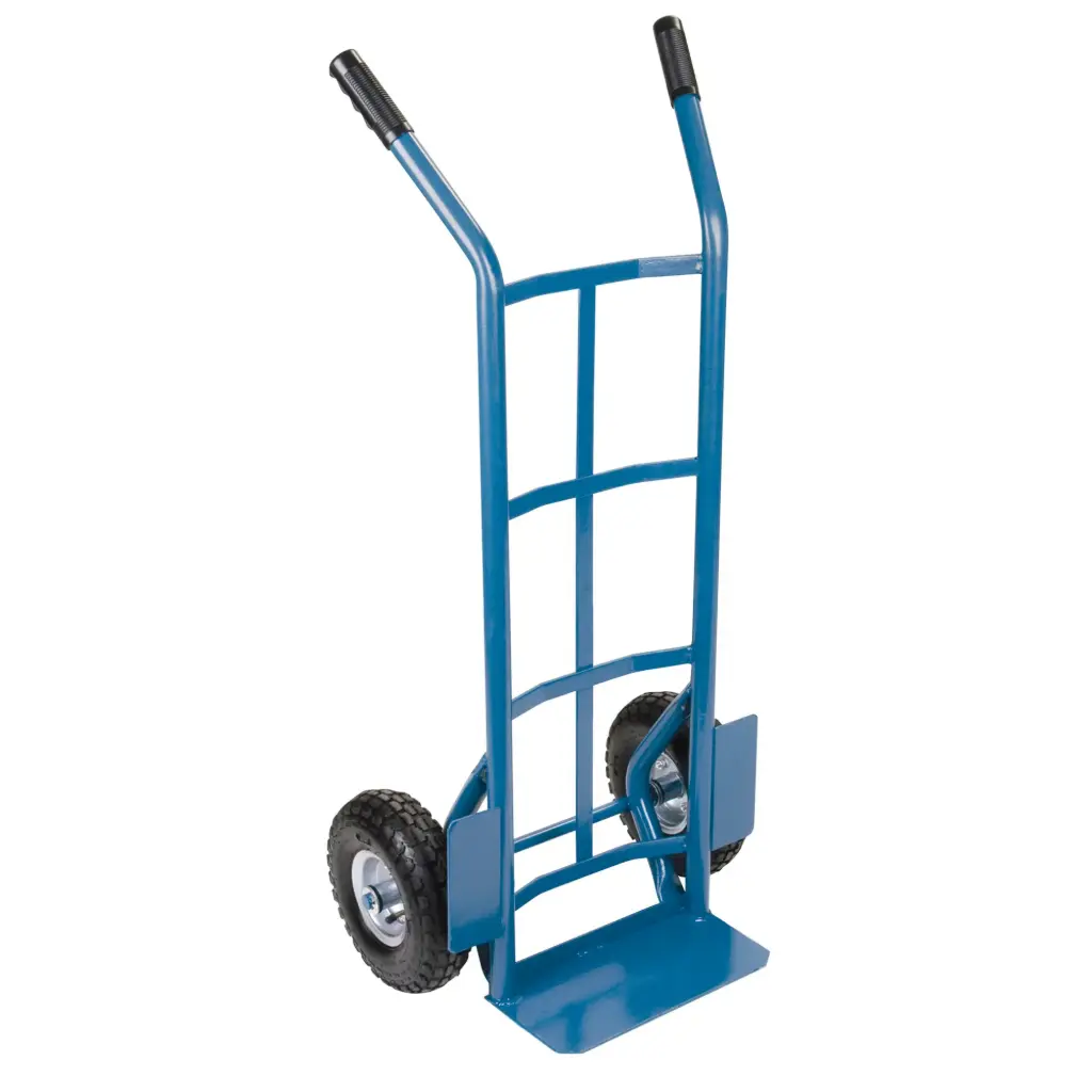 HEAVY-DUTY HAND TRUCK, DOUBLE HANDLE, STEEL, 46” HEIGHT, 800 LB CAPACITY