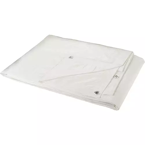 BÂCHE ROBUSTE BLANC 16'X12'X 6 MILS