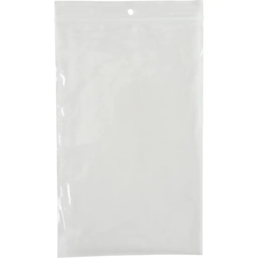 POLY BAGS, RESEALABLE, 8” X 5”, 4 MIL PK 100
