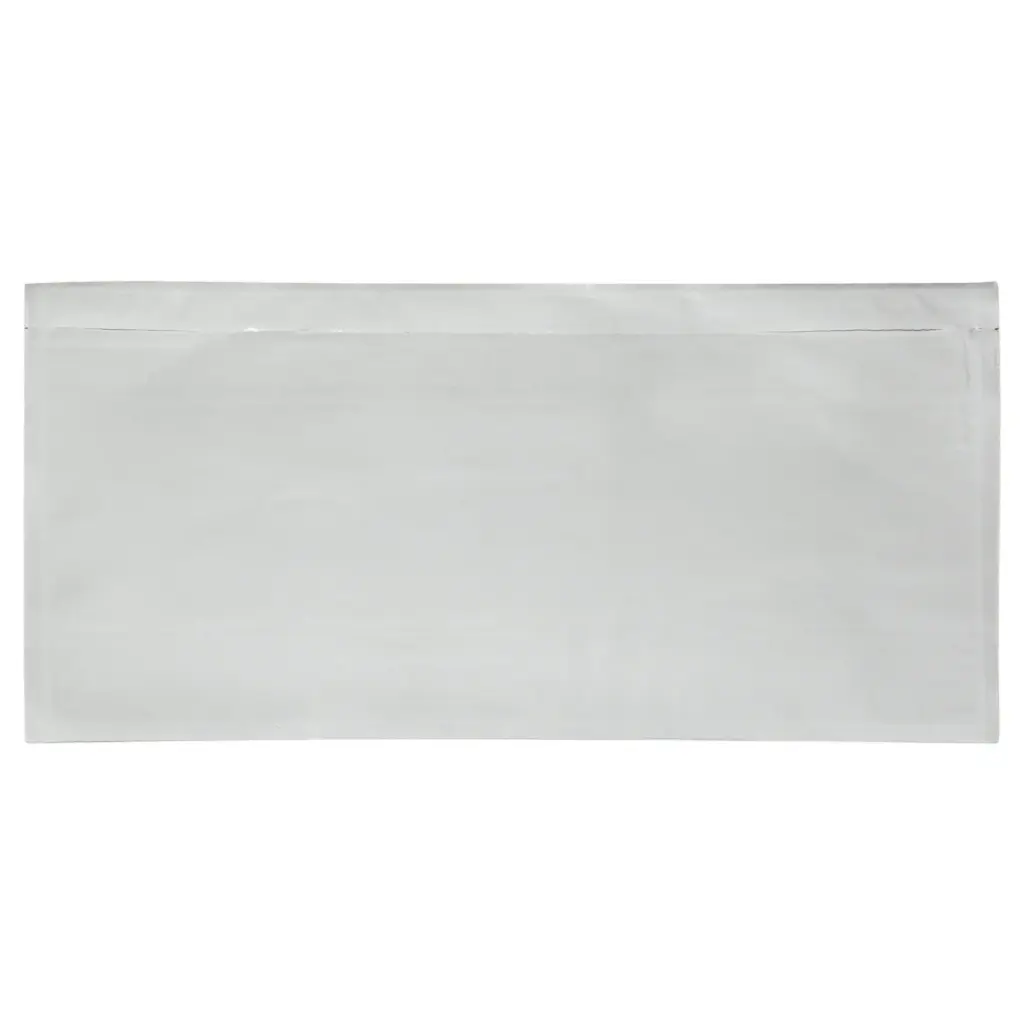 POCHETTE VIERGE POUR BORDEREAU D'EXPÉDITION, 10" LO X 5-1/2" LA, STYLE INSERTION PAR L'ARRIÈRE - PQT 1000