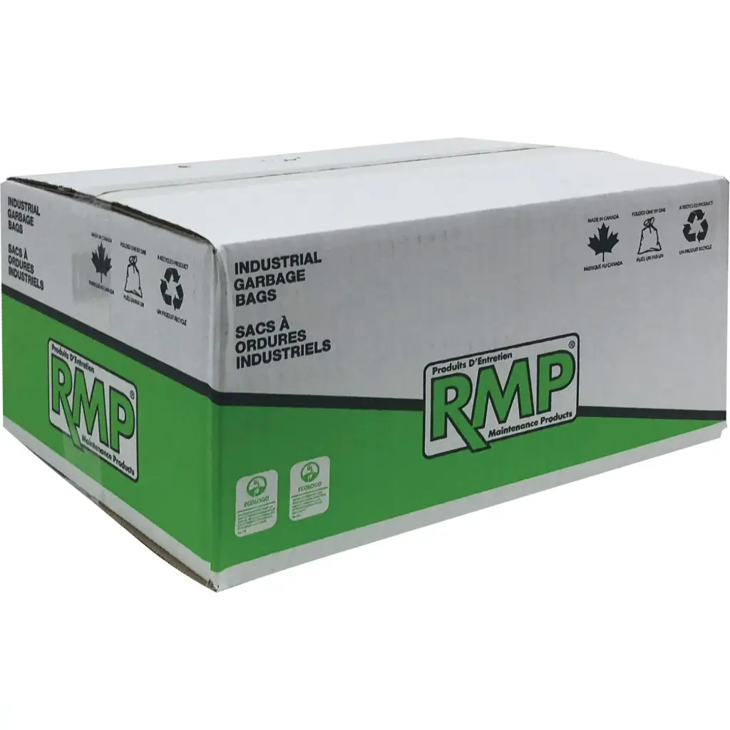 INDUSTRIAL GRADE TRASH BAGS, UTILITY, 22” W X 24” H, 0.64 MIL, WHITE, CASE 500