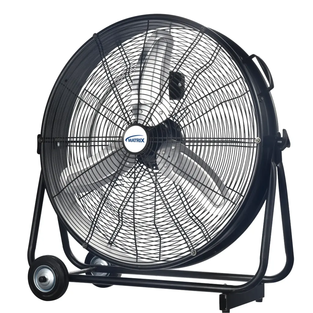 VENTILATEUR LÉGER MINCE À ENTRAÎNEMENT DIRECT POUR USAGE INDUSTRIEL, 3 VITESSES, DIAMÈTRE DE 24"