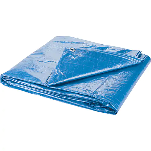 STANDARD TARP, BLUE, 8’ X 6’, 4 MIL THICKNESS
