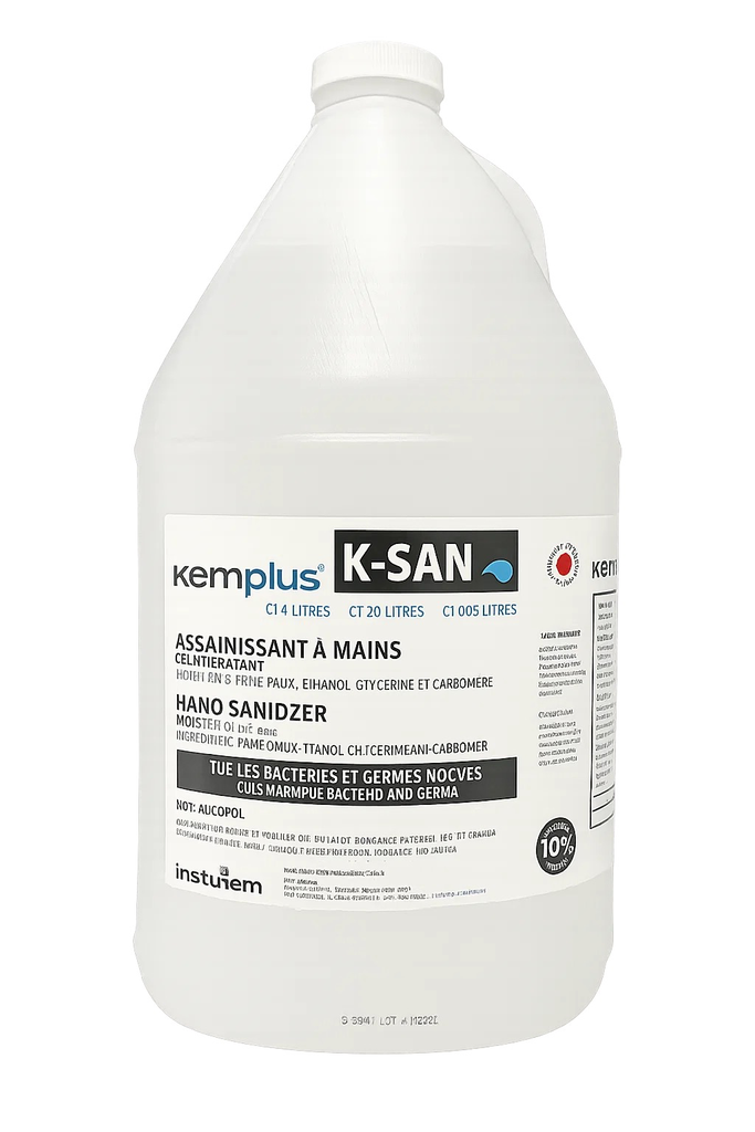 DÉSINFECTANT EN GEL K‑SAN POUR LES MAINS – FORMAT 4 L