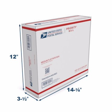 [O_FRB2] USPS PRIORITY MAIL® FLAT RATE MEDIUM BOX – SIDE-LOADING STYLE CS-25