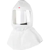 [SEC671] 3M CAGOULE DE RECHANGE 3MMC VERSAFLOMC AVEC COL, UNIVERSEL, COIFFE SOUPLE, BAVETTE SIMPLE BOITE DE 10