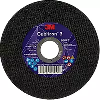 [NY570] 3M DISQUE DE COUPE CUBITRONMC 3, 5" X 9/32", ARBRE DE 3/8", TYPE 41 