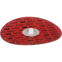 [NV752] 3M DISQUE À BORDS DURABLES 947A ROLOCMC? CUBITRONMC II, 3" DIA., GRAIN 120+, CÉRAMIQUE 