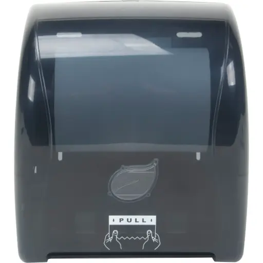 [JO340] DISTRIBUTEUR POUR ROULEAU D’ESSUIE-MAINS, SANS CONTACT, 12,4” LA X 9,65” P X 14,57” H
