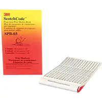 [XH305] 3M LIVRET D'ÉTIQUETTES POUR LE MARQUAGE DE FILS PRÉIMPRIMÉES SCOTCHCODEMC 