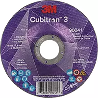 [NY550] 3M MEULE À TRONÇONNER CUBITRONMC 3, 4-1/2" X 0,045", ARBRE DE 7/8", TYPE T27, CÉRAMIQUE, 13 300 TR/MIN 