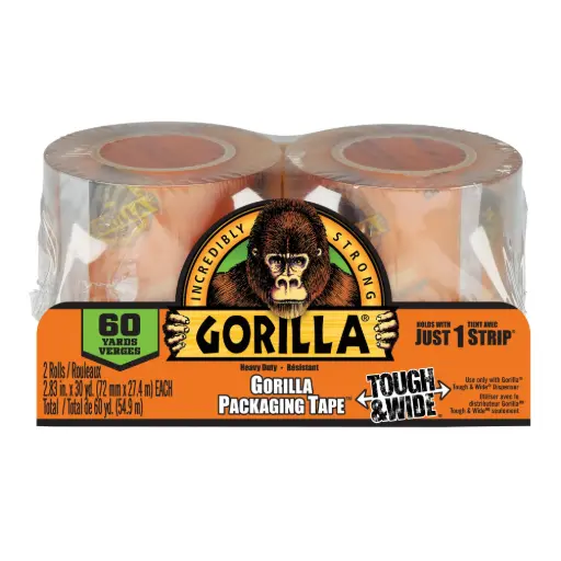 [PF814] PACKAGING TAPE, ACRYLIC ADHESIVE, 3.4 MILS, 72 MM (3”) X 27 M (90’)