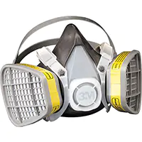 [SI940] 3M RESPIRATEUR POUR VAPEURS ORGANIQUES/GAZ ACIDE, ÉLASTOMÈRE/THERMOPLASTIQUE, PETIT 