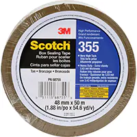 [PA582] 3M RUBAN D'EMBALLAGE SCOTCHMD 355, ADHÉSIF THERMOFUSIBLE, 3,4 MILS, 48 MM (1-22/25") X 50 M (164') 