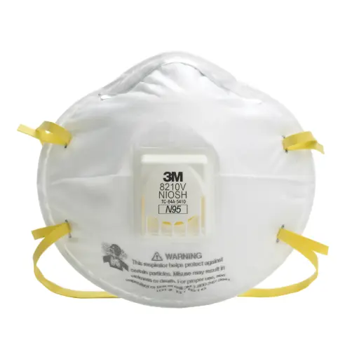 [SEF203] RESPIRATEURS CONTRE LES PARTICULES 8210V, N95, CERTIFIÉ NIOSH - PQT 10