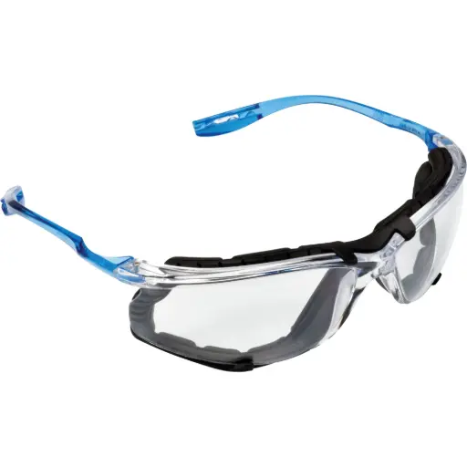 [SEH156] LUNETTES DE SÉCURITÉ AVEC JOINT EN MOUSSE VIRTUAMC, LENTILLE TRANSPARENT, ANTIBUÉE, ANSI Z87+/RÉPOND OU SURPASSE LA NORME CSA Z94.3