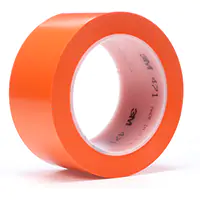 [AMC493] 3M RUBAN EN VINYLE 471, 19 MM (3/4") LA X 32,9 M (108') LO, 5,2 MILS, ORANGE 