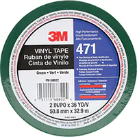 [AMC480] 3M RUBAN EN VINYLE 471, 50,8 MM (2") LA X 32,9 M (108') LO, 5,2 MILS, VERT 