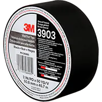 [AMC407] 3M RUBANS ADHÉSIFS EN VINYLE 3903, 48 MM (2") LA X 45 M (148') LO, 6,5 MILS, NOIR 