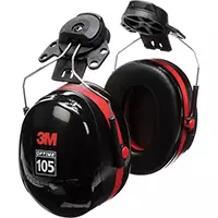 [SC163] 3M SERRES-TÊTES DE SÉRIE PELTORMC OPTIMEMC 105, FIXATION POUR CASQUE, 27 NRR DB 