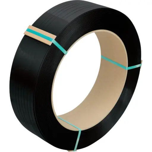 [PG559] STRAPPING, POLYESTER, 1/2” X 5800’, BLACK, MANUAL GAUGE