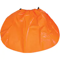 [SC185] 3M ÉCRAN ANTI-PLUIE POUR CASQUE DE SÉCURITÉ, TAILLE UNIQUE, ORANGE, NYLON/PVC 