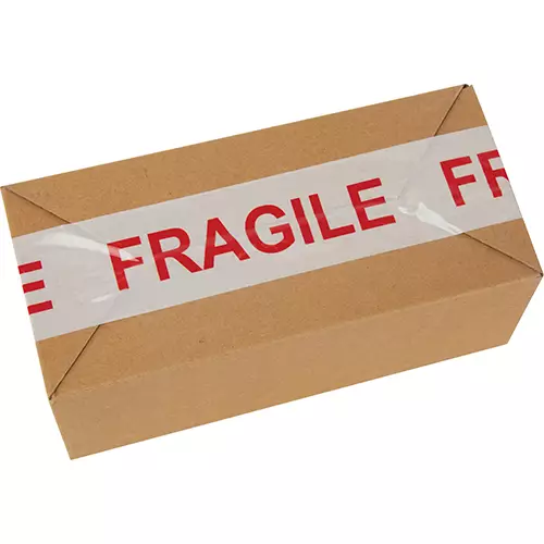 [PG724] RUBAN D’EMBALLAGE «FRAGILE», ADHÉSIF THERMOFUSIBLE, 2 MILS, 48 MM (2”) X 100 M (328’)