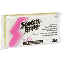 [NC872] 3M ÉPONGE À RÉCURER POUR LES PETITS TRAVAUX SCOTCH-BRITEMC, CELLULOSE/À RÉCURER, 3-1/2" LA X 6" L 