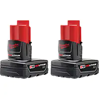 [TLV693] BLOCS-PILES M12MC REDLITHIUMMC, LITHIUM-ION, 12 V, 3 A (PAQUET DE 2) – MILWAUKEE
