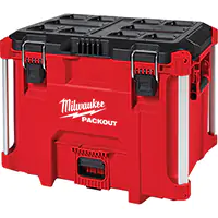 [TER128] BOÎTE À OUTILS PACKOUT, 15-1/2" X 21-4/5" X 16-9/10", NOIR/ROUGE – MILWAUKEE