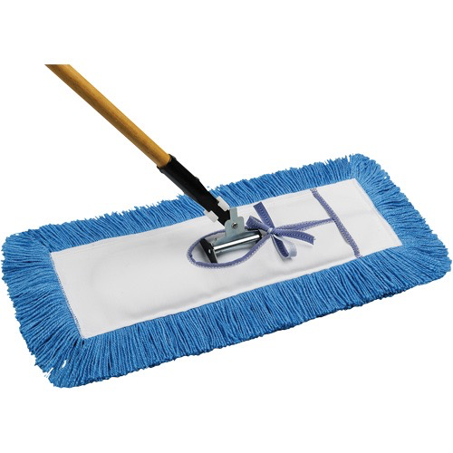 [JM769] VADROUILLE À ÉPOUSSETER STATIC-H AVEC MANCHE, STYLE À ATTACHER, NYLON, 48” LO X 5” LA