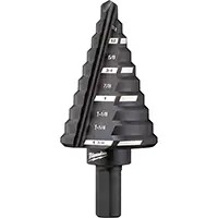 [TYE894] FORET ÉTAGÉ No 5, 1/4" – 1-3/8", INCRÉMENTS DE 1/8", ACIER RAPIDE – MILWAUKEE TYE894