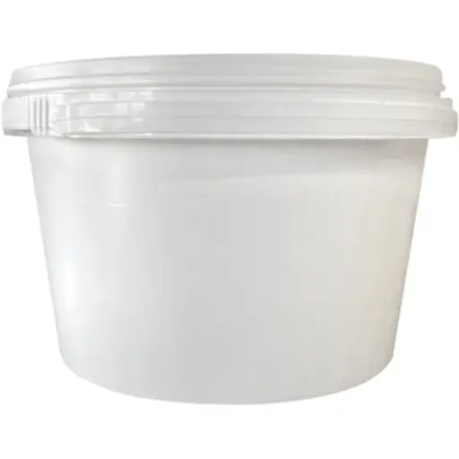 [JK560] SEAU PLASTIQUE AVEC COUVERCLE -  1,03 GAL