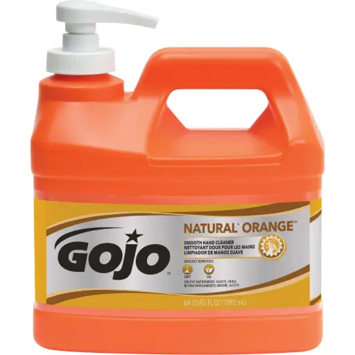 [JA152] NATURAL ORANGE™ HAND CLEANER, CREAM, 1.89 L, PUMP BOTTLE, CITRUS/ORANGE