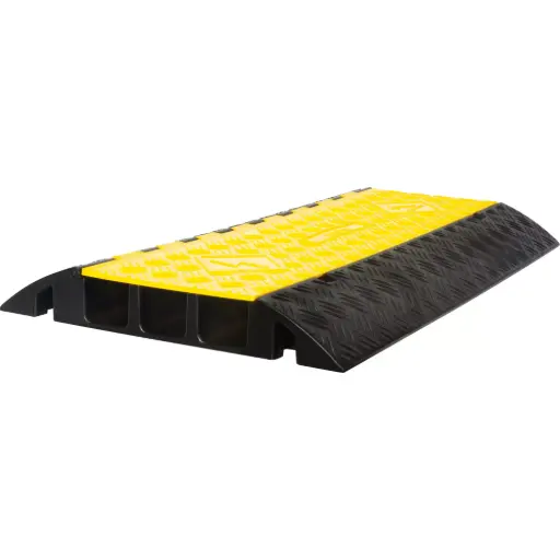 [SHJ532] PROTECTEUR DE CÂBLE EN POLYURÉTHANE, 3 CANAUX, 35.43” L X 19.69” W X 3” H